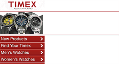 Desktop Screenshot of m.timex.com